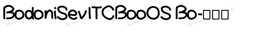 BodoniSevITCBooOS Bo字体转换
